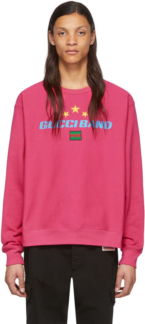 pink gucci crewneck